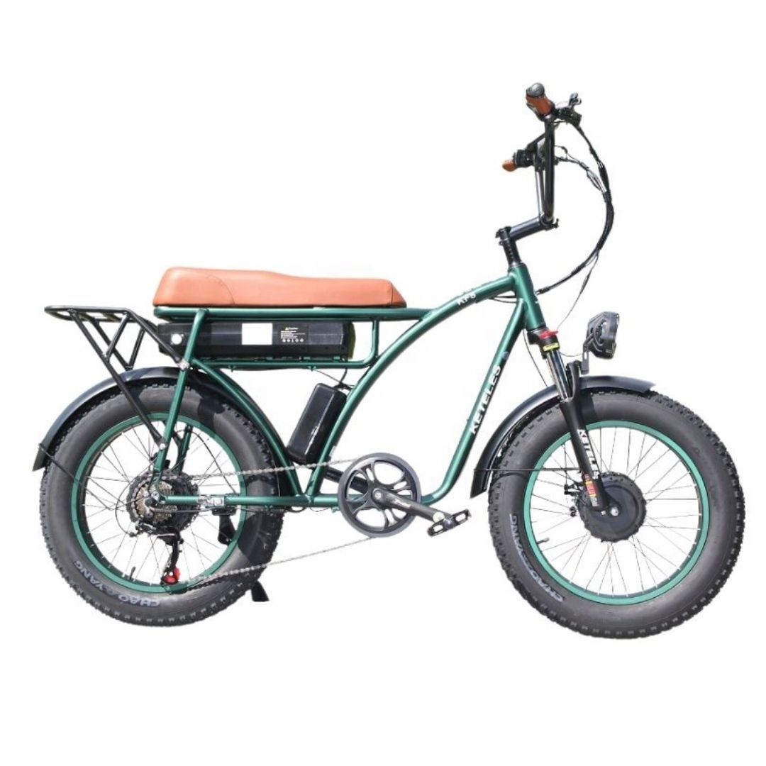 Eu Us Stock 2000w Motor City Vintage Retro Bike Bicycles Free Shipping 20 Inch Fat Tire Electric Bike