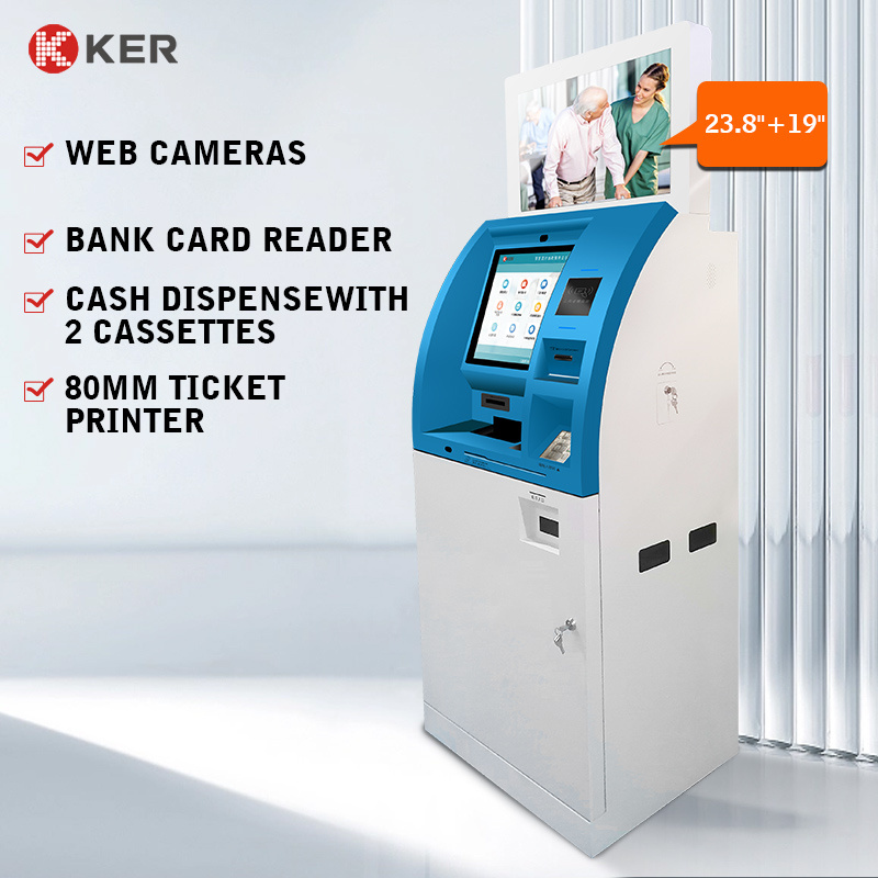 Automatic Encrypted Currency Cash Payment Machine Passport Scanner Currency Exchange Machine ATM Crypto Machine