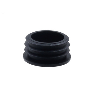 25mm Diameter x 13.8mmH High Quality Round Black Plastic Pipe Plug