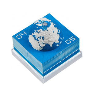 Unique gift 3D memo pad for new Year 2024 earth calendar