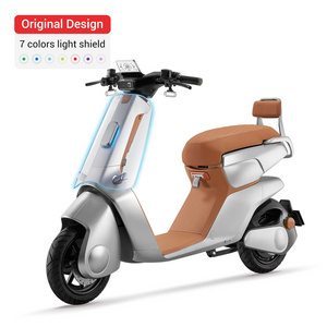 7 colors light shield design lithium battery motor scooter moped 45kph electric motorcycle