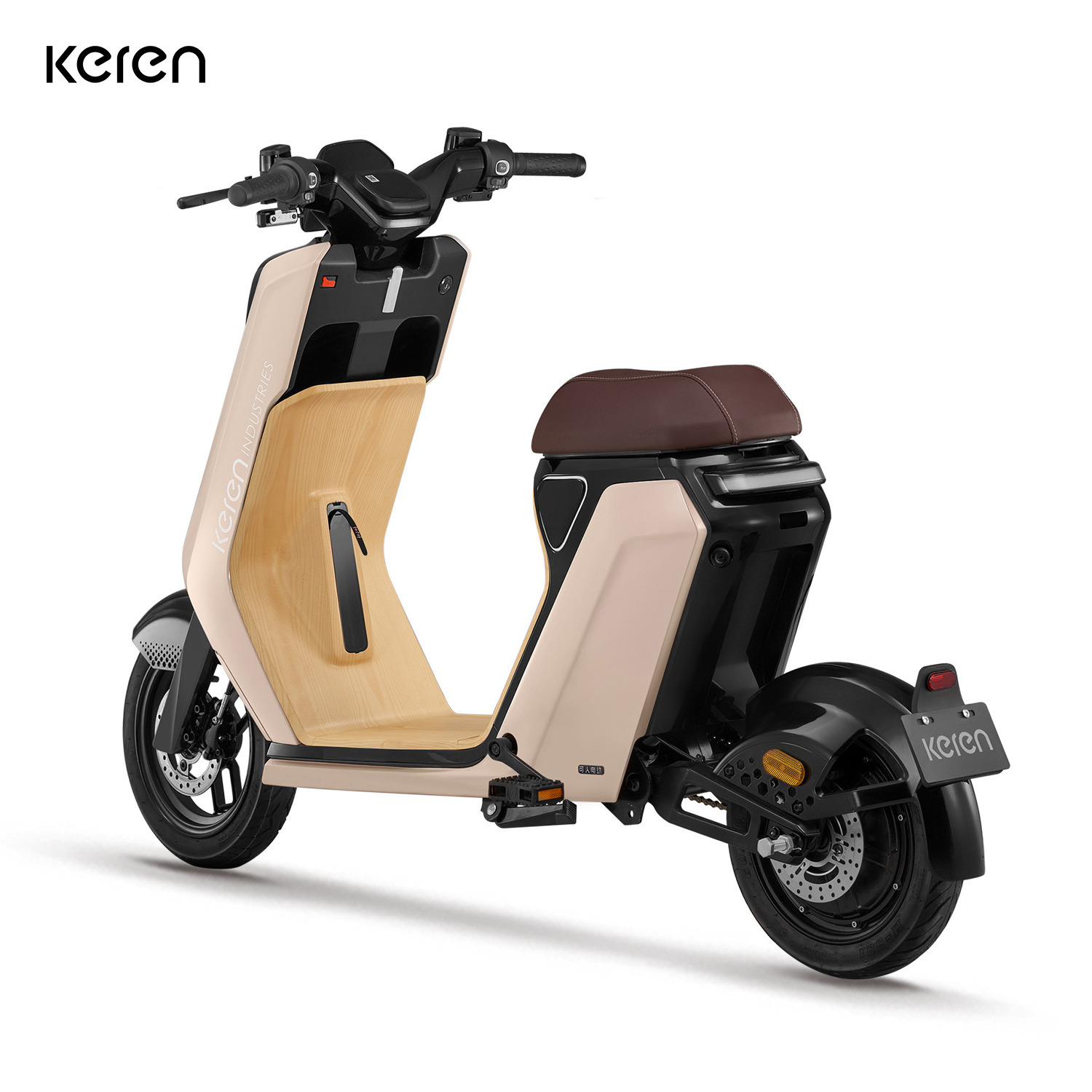 48V 400W e moped electric two wheeler motorcycle scooter with pedals