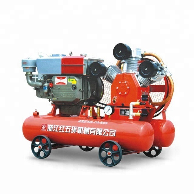 cheaper price diesel portable piston mining air compressor W3.0/5