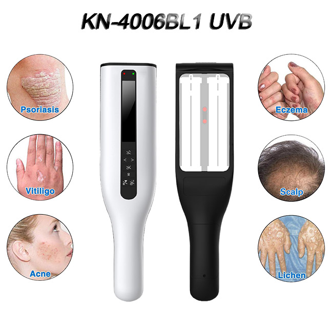 Handheld Psoriasis Lamp  Kernel KN-4006BL1 home use UVB Phototherapy Machine for psoriasis Vitiligo treatment