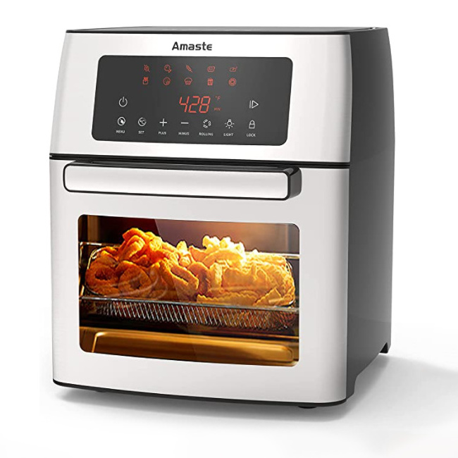 Quality Electric Air Fryer Oven 15L Stainless Steel Air Fryer Oven With Digital Touch Screen