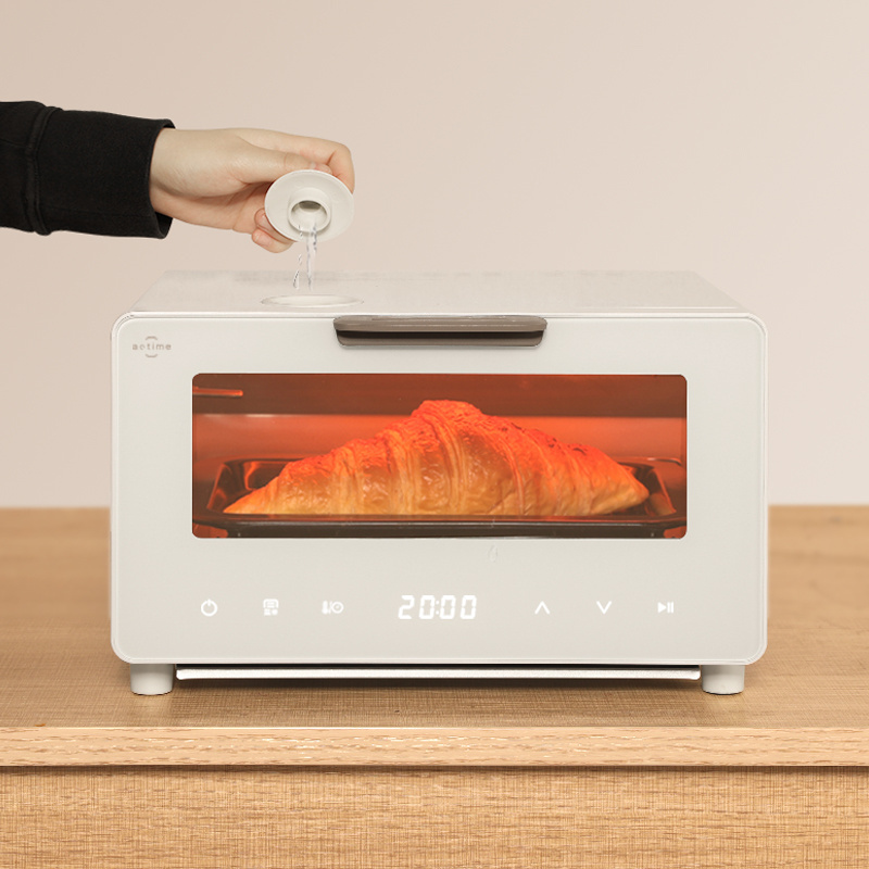 Smart Mini Oven Digital Control Mini Bakery Oven 10L Small Bread Oven With Steam