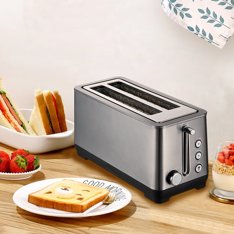 High Quality 2 Slice Slice Breakfast Toaster with Removable Crumb Tray