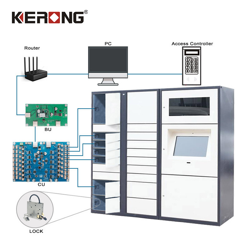 KERONG Factory Direct Sales System Remote Control Electronic Cabinet Lock Keyless Mailbox Lock