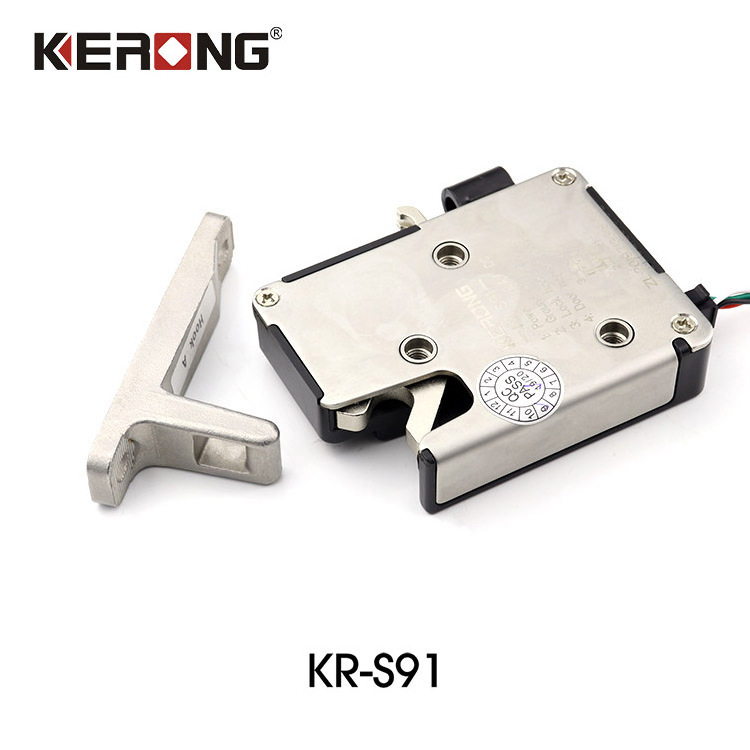 KERONG 12V Gym Automatic Locker Lock Electronic Motor Keyless Invisible  Lock for Electromechanical  Cabinet