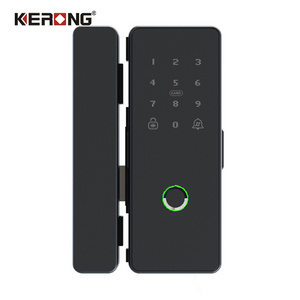 Smart Electronic Waterproof Biometric Fingerprint Password Keyless Glass Door Lock