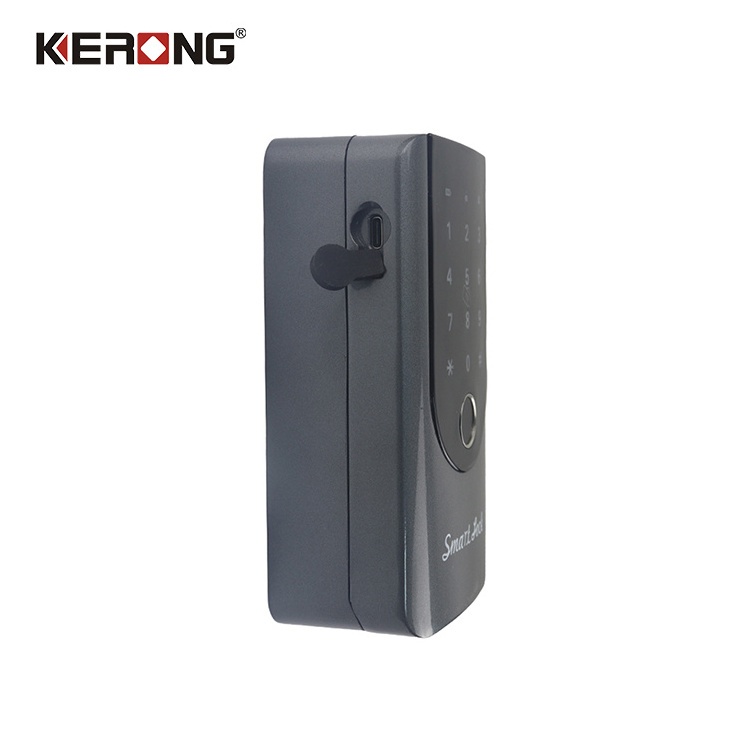 KERONG Anti Theft Password Secure Key Box Biometric Home Storage Safe Lock Box For Keys