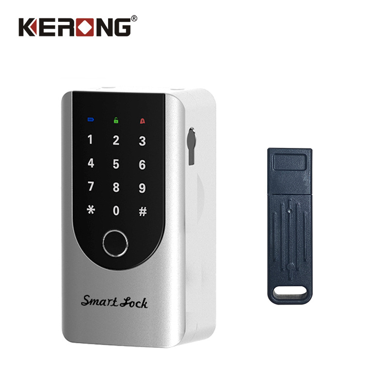 KERONG Anti Theft Password Secure Key Box Biometric Home Storage Safe Lock Box For Keys