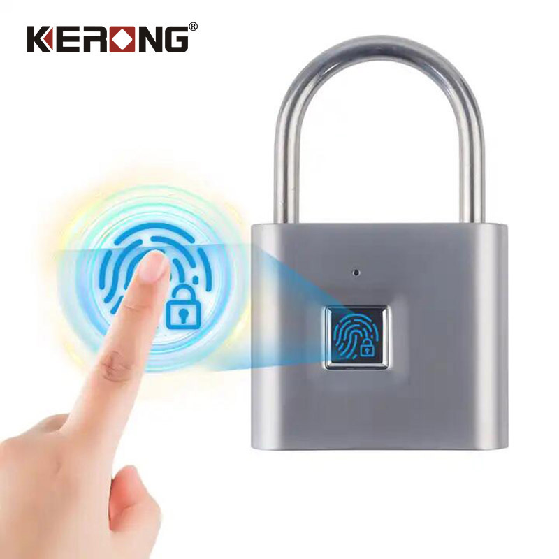 Metal Intelligent Security Digital Keyless Door Lock Fingerprint Smart Padlock