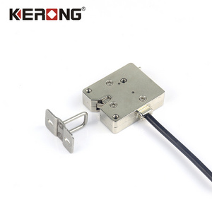 KERONG 12v 24v Mini Zinc Alloy Electronic Latch System Control Electromagnetic Lock For Small Lockers