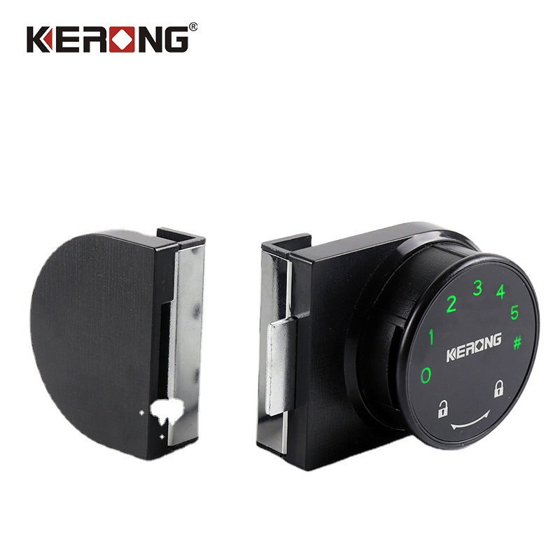 KERONG Electric Digital Furniture Password Keypad Double Glass Cabinet Locker Drawer Locks