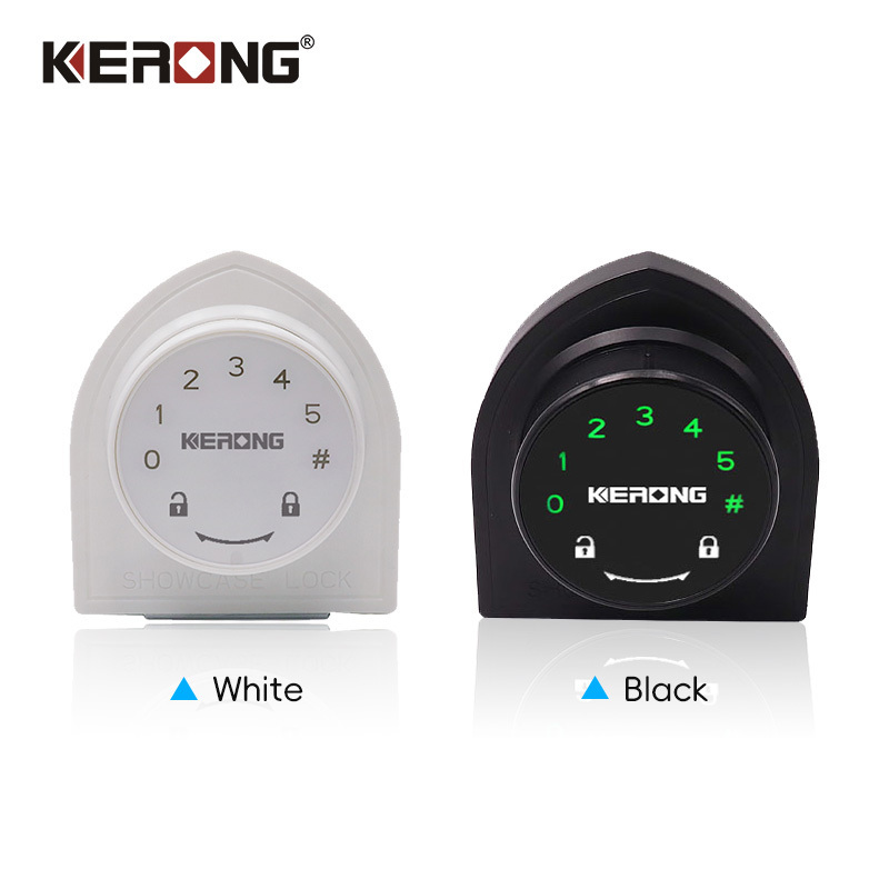 KERONG Electronic Smart Password Double Glass Showcase Lock Display Showcase Cabinet Locker Lock