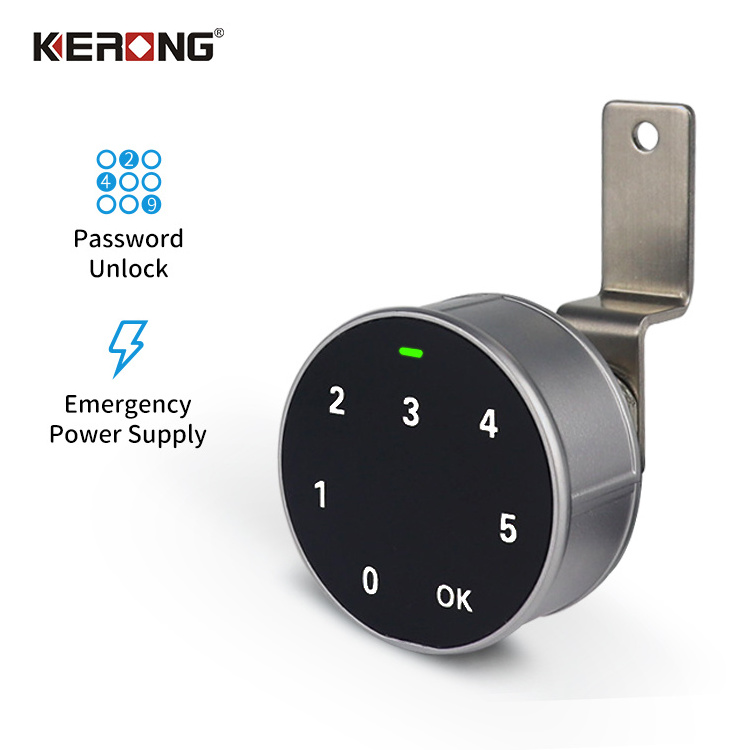 KERONG Zinc Alloy Smart Electronic Touch Digital Combination Cam Cabinet Lock