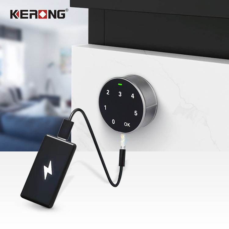 KERONG Zinc Alloy Smart Electronic Touch Digital Combination Cam Cabinet Lock