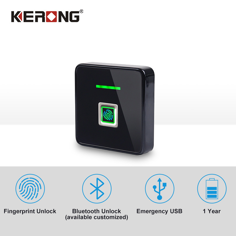 KERONG August Electronic Automatic Anti-Theft Intelligent Fingerprint Touch Cabinet Locker lock