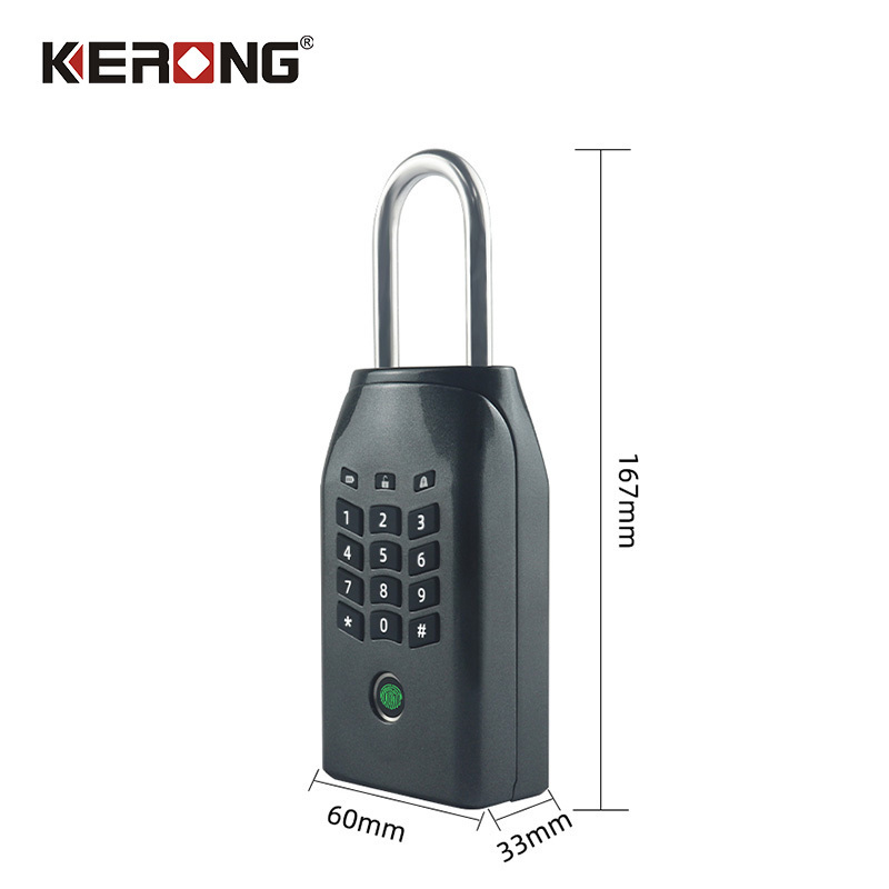 KERONG Anti -Theft Smart Digital Button KeyLocks Box Safety Fingerprint Storage Keybox