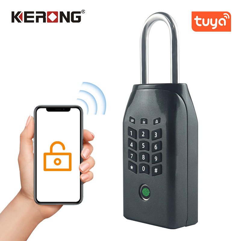 KERONG Anti -Theft Smart Digital Button KeyLocks Box Safety Fingerprint Storage Keybox