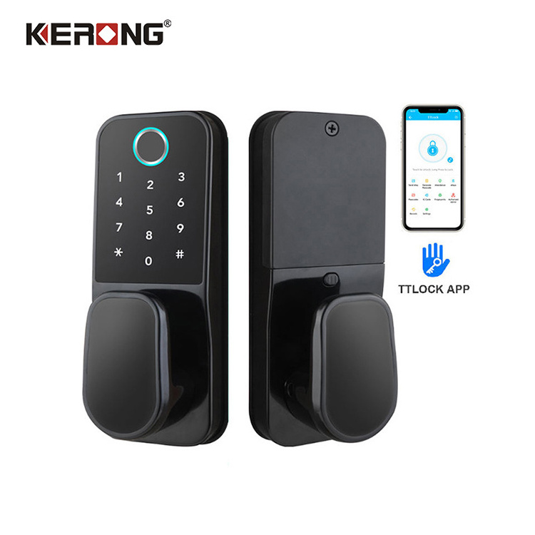 Security Smart Electronic Digital Deadbolt Lock Biometrics Fingerprint Entry Door Locks