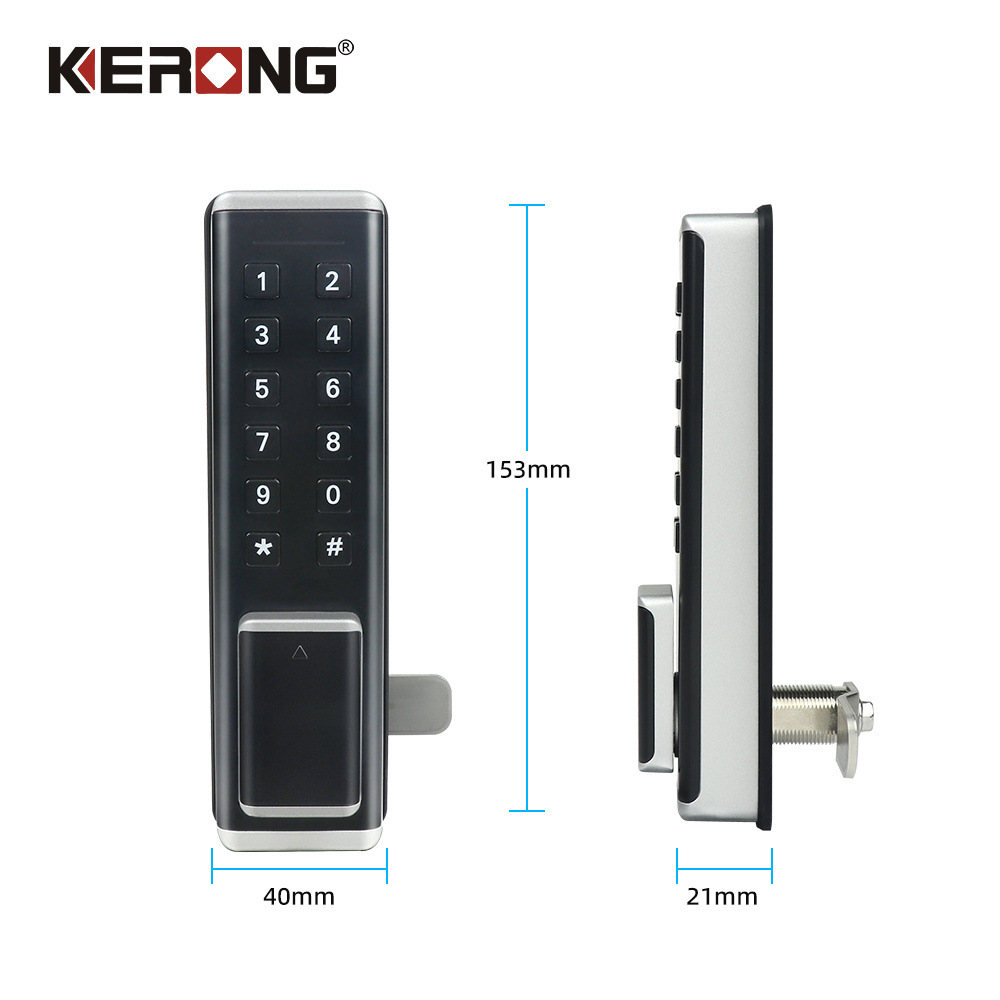 KERONG Keyless Electronic Digital Combination Cam Locks For Office Cabinet