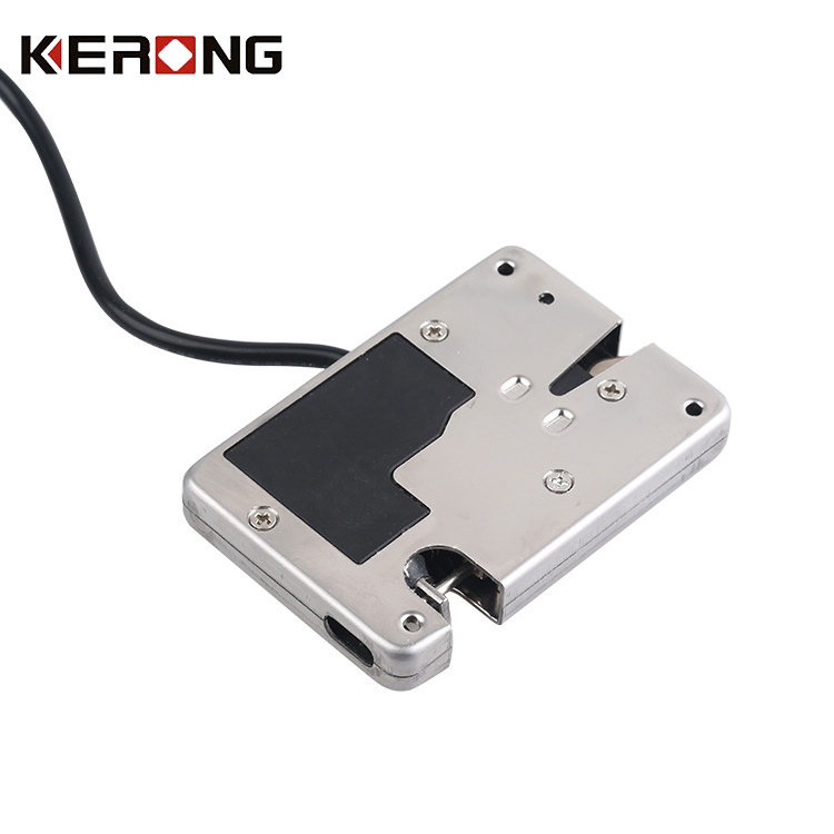 KERONG 430 Stainless Steel Hidden Waterproof Solenoid Lock For Metal Deposit Boxes