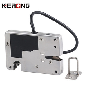 KERONG 430 Stainless Steel Hidden Waterproof Solenoid Lock For Metal Deposit Boxes