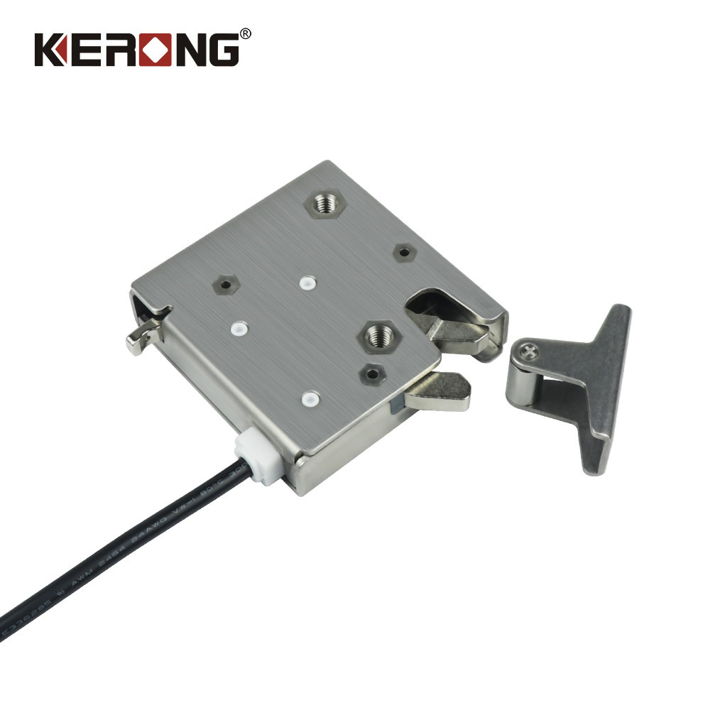 KERONG Stainless Steel Waterproof Electronic Rotary Latch For Parcel Lockers