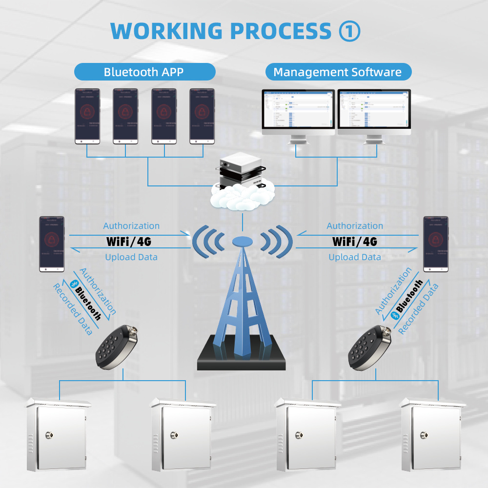 KERONG Customizable Battery-free Keys for Wireless Passive Locks in the Power Industry