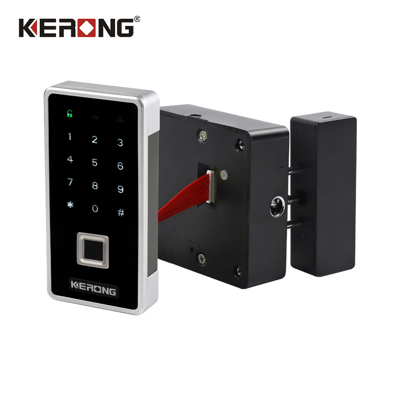 KERONG Keyless Intelligent Biometric Fingerprint Cabinet Lock for Office Lockers