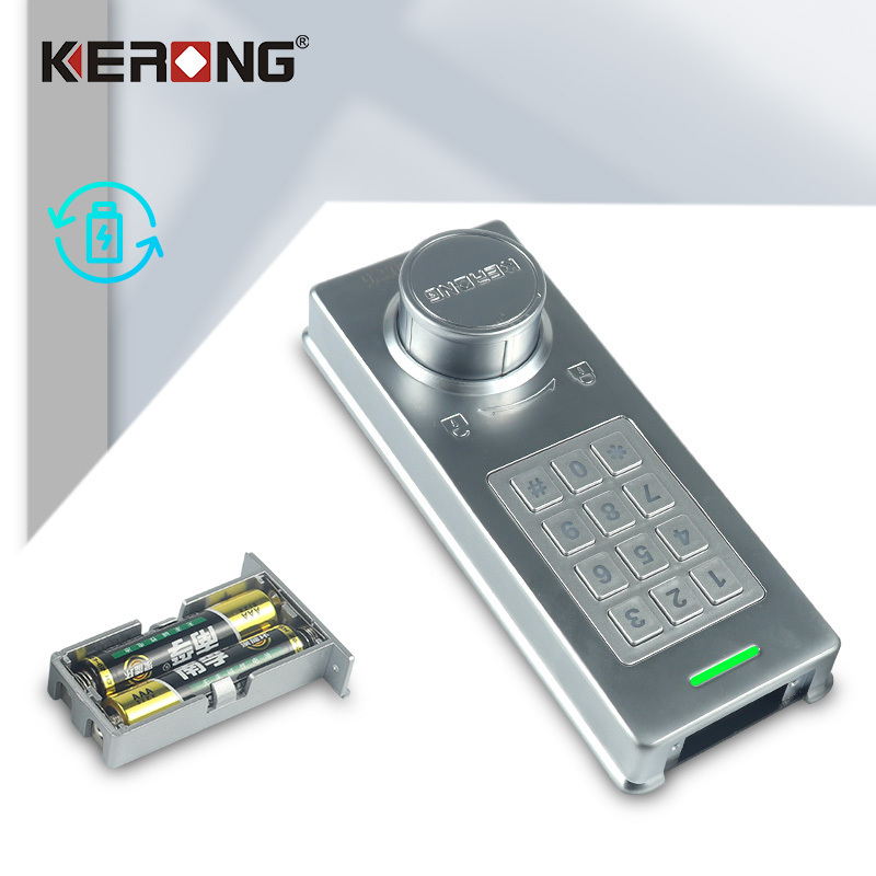 KERONG Push Button Digital Keypad Mechanical Combination Password Keyless Cabinet Lock For Furniture