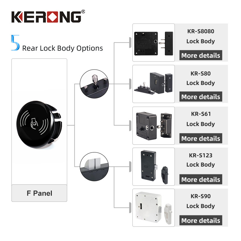 KERONG Electronic Gym RFID Smart Mini Hidden Card Cabinet Drawer Furniture Locker Lock