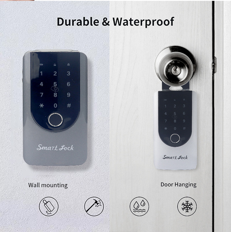 Electronic Security Smart Waterproof Protection Key Storage Box Rfid Card Digital Password Fingerprint Intelligent Home Key Box