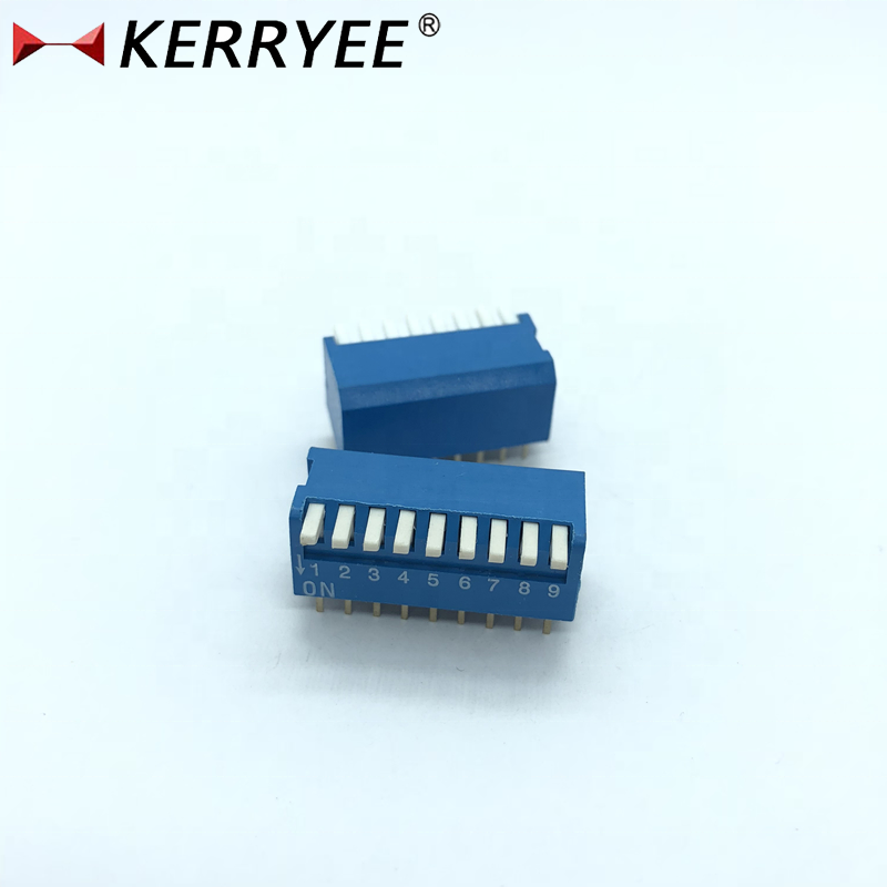 2.54mm pitch blue electrical power light connector piano switch