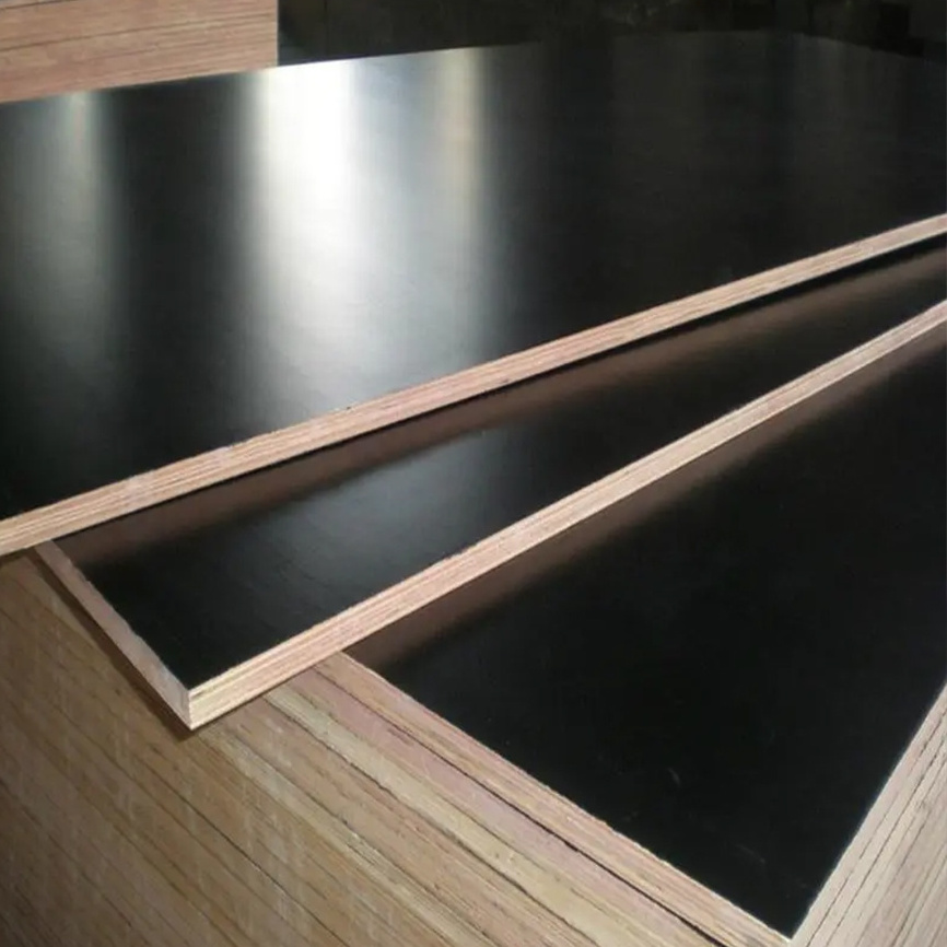 High quality waterproof plywood sheet 1830*915mm black film faced plywood laminate board construction plywood