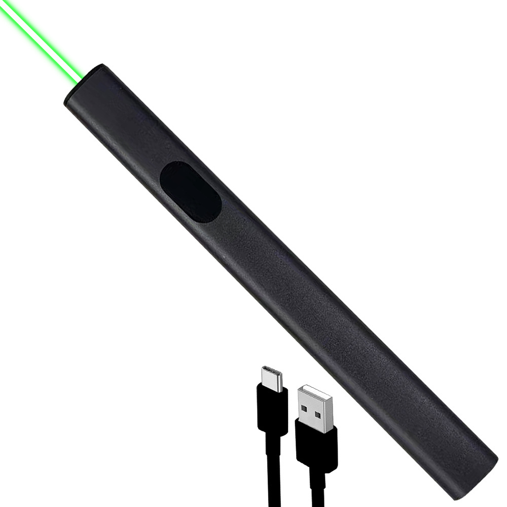 High Power Laser Pointer Green Laser Light Long Range USB Rechargeable High Power Lazer Pointer