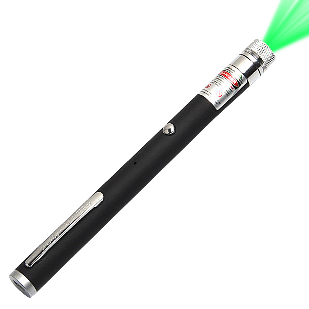 Laser Pointer Pen Green Pointer Laser Long Range Straight Line Laser Pointer and Star Pattern for Meeting Cat Playing