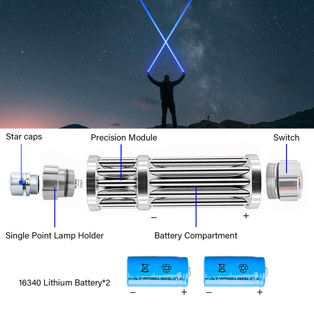 Military Laser Pointer Green Long Range High Power Laser Pointer Powerful Burning Laser Pointer