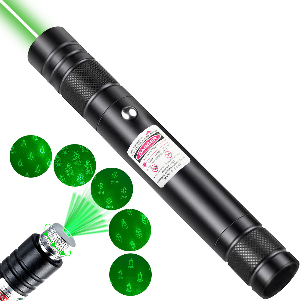 Laser Pointer Flashlight Green Laser Pointer USB Rechargeable Laser Pointer Green Strong Astronomy For Christmas