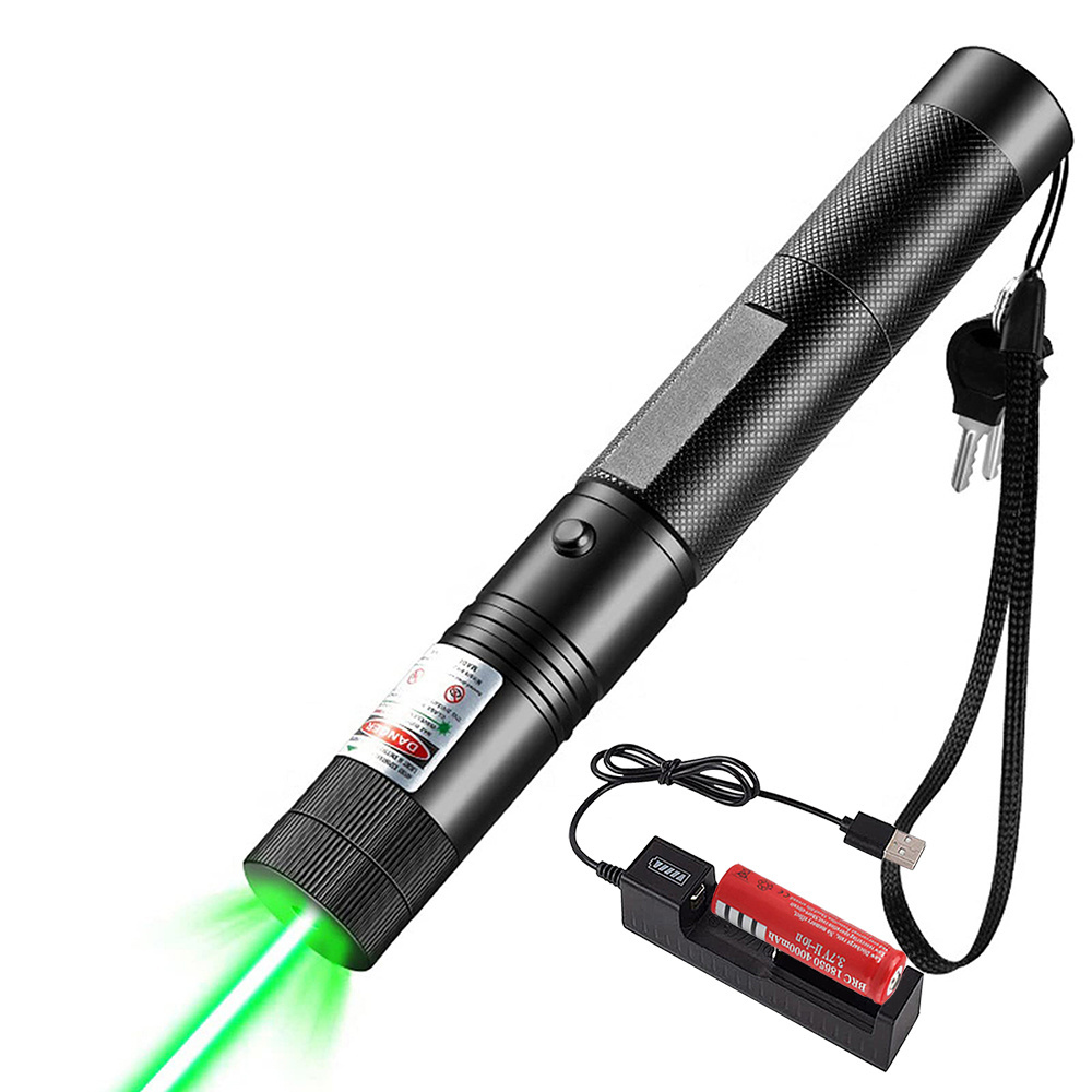 Green Laser Pointer Long Range Green Laser Pointer High Power Hand Held Laser Pointer Battery Powered for Meeting Outdoor