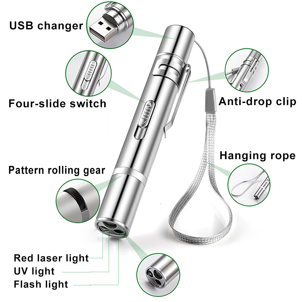 Laser Pointer For Pets Military Burning Laser Pointer Green Laser Pointer USB Rechargeable