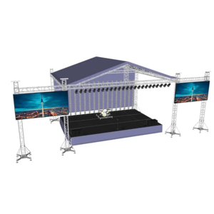 Aluminum alloy outdoor activity truss light stand system Concert roof truss hanging speakers