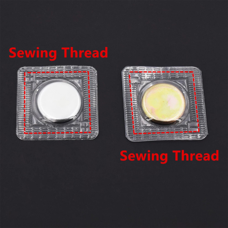 20Sets 13mm15mm 18mm 20mm Hidden Invisible Sew-In Magnetic Snap PVC Closure Purse Fastener magnetic buttons wholesale