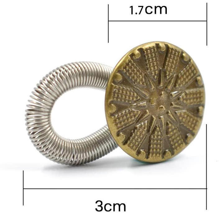 17mmjeans Waistband Extender Button Collars Cuffs Buttons Pants Shirt Extenders For Men Women Adjustable Buttons Wholesale