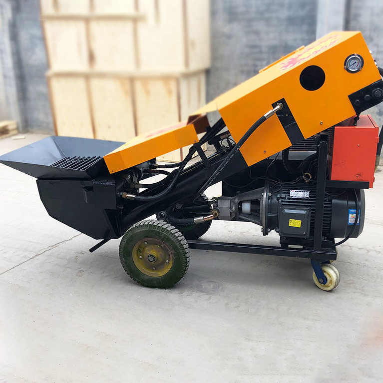 Electric Diesel Concrete Pump small concrete pump machine Isuzo Yili Mini mobile concrete pump