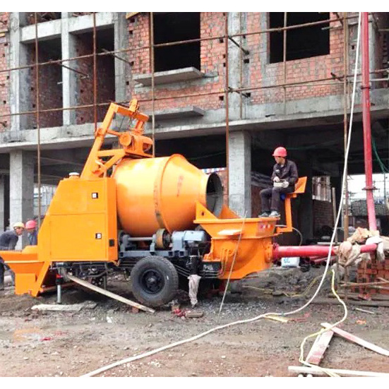 Diesel/ Electric Trailer Concrete Pump Machine For Sale Price DieSel Concrete Pump Small Concrete Mixer Truck And Pump