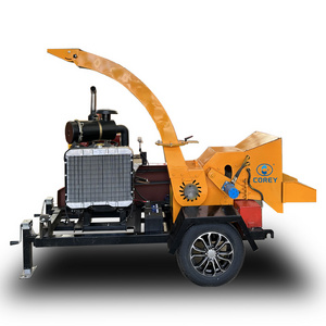 Corey industrial home blades mobile hydraulic garden pto recycling mulcher engine electric wooden branch log tree shredders crus