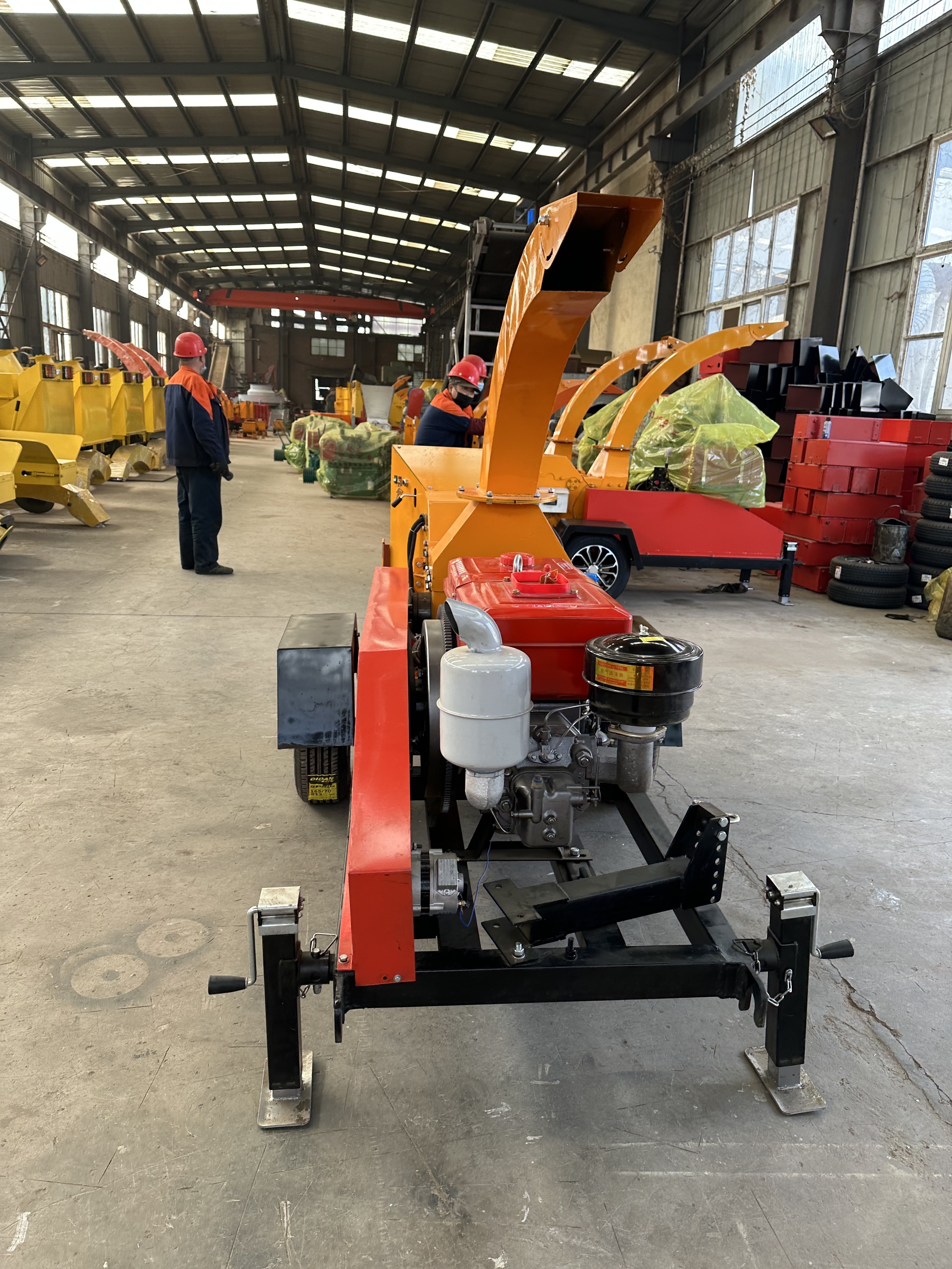 Corey industrial home blades mobile hydraulic garden pto recycling mulcher engine electric wooden branch log tree shredders crus